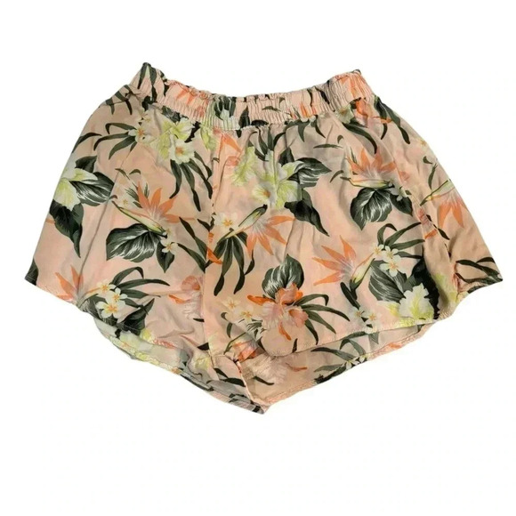 Divided floral flowy stretchy shorts size 4 - Picture 2 of 4